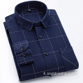 Camicia a maniche lunghe in flanella 100% cotone